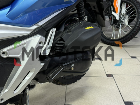 Скутер Мотомир TRACER ADV 50cc (125) синий - купить с доставкой, по выгодной цене в интернет-магазине Мототека