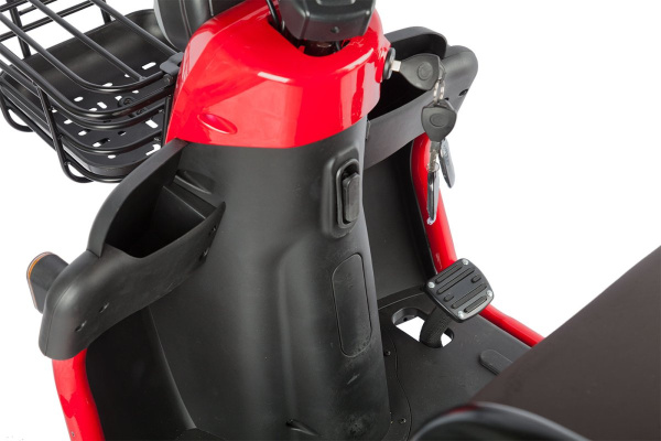 Пассажирский электротрицикл Rutrike (Рутрайк) Gelbert Kappa 48V/60V 650Вт Красный | Мототека